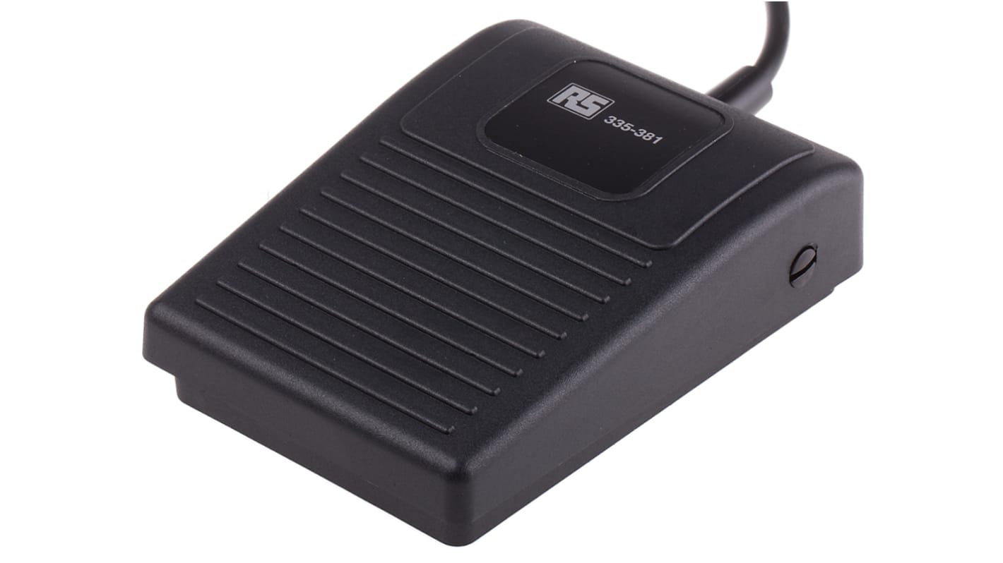 RS PRO Light Industrial Momentary On-Off Foot Switch - Thermoplastic Case Material, SPST