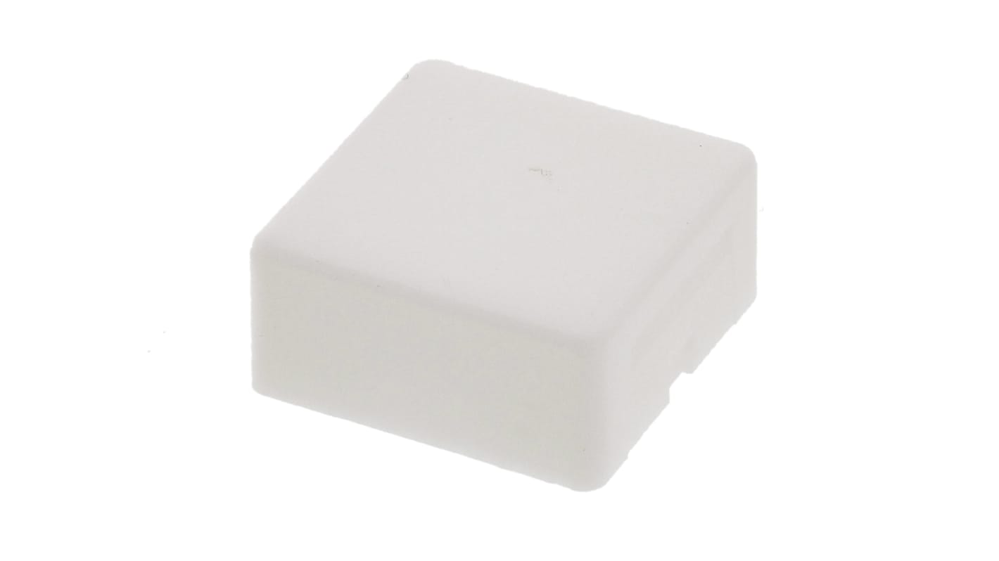 Indicator Lens Square Style, White, 20.5mm Long