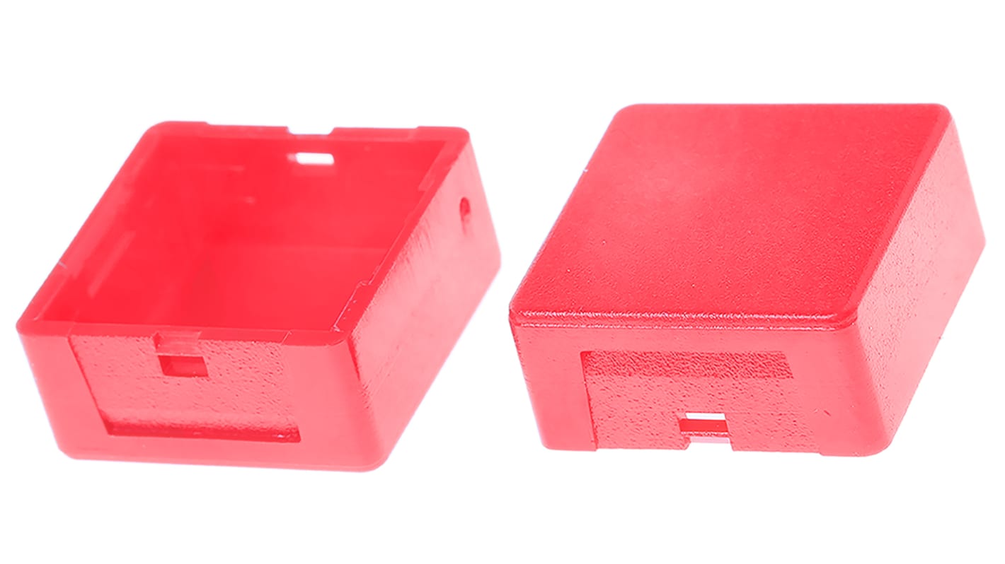 Indicator Lens Square Style, Red, 15mm Long