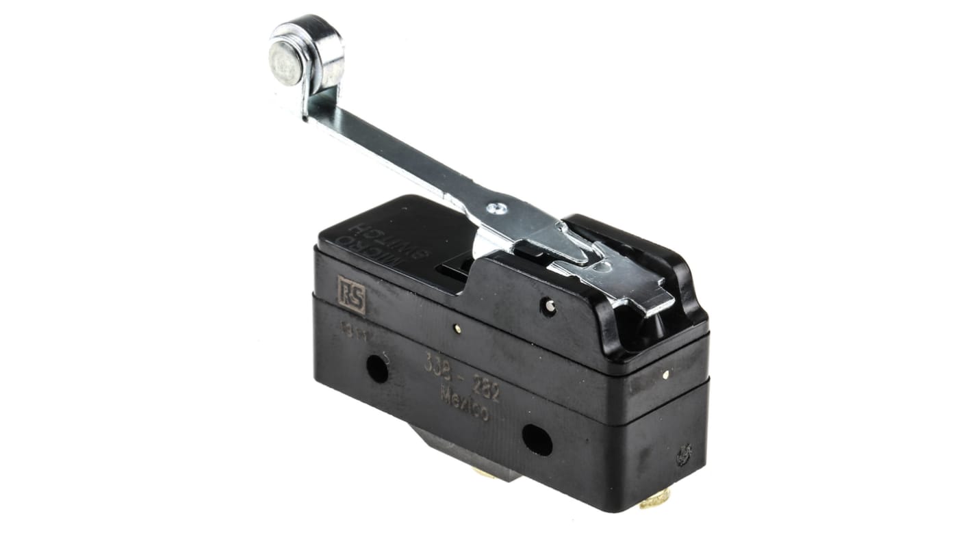 Honeywell Roller Lever Micro Switch, Screw Terminal, 15 A at 125 V ac, SPDT, IP64