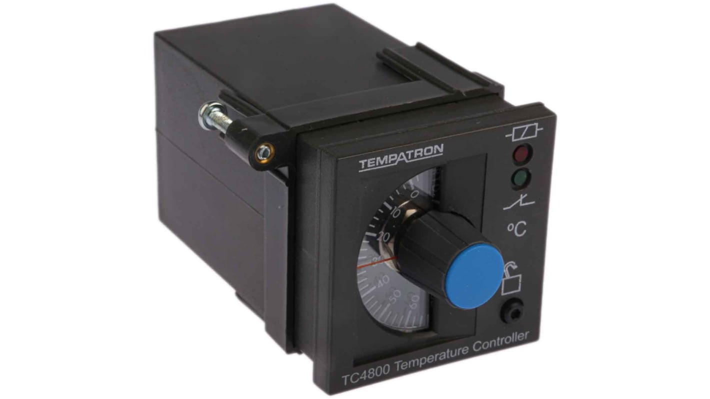 Controlador de temperatura ON/OFF Tempatron, 48 x 48mm, 110 → 240 V ac Termopar de tipo K Relé