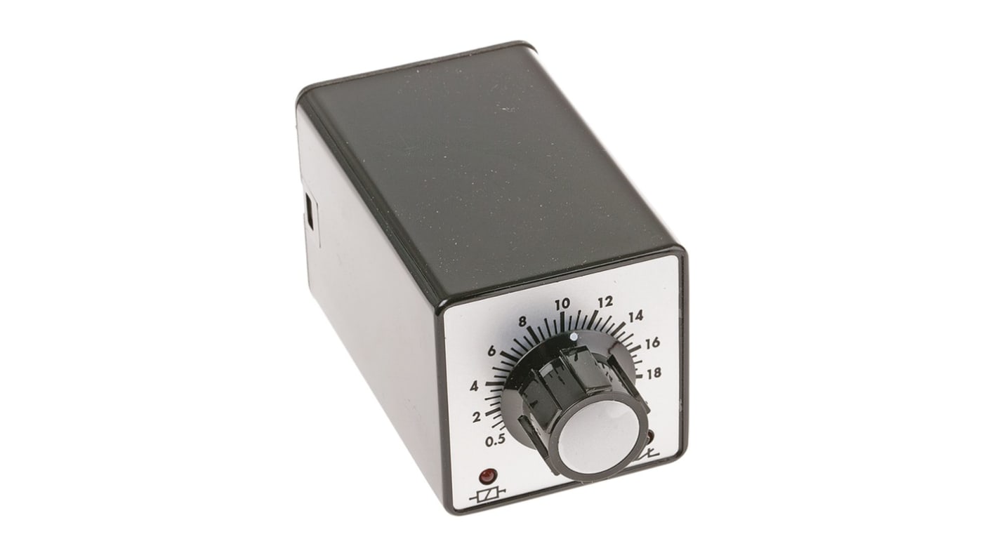 Tempatron タイマーリレー, 24V dc, プラグイン , 2BDE20SLP24VDC