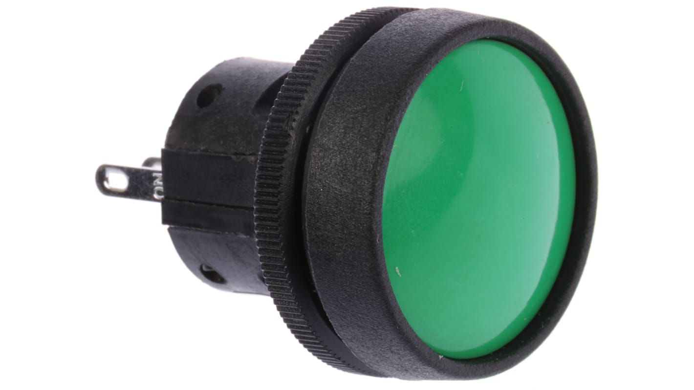 ITW Switches 76-91 Series Push Button Switch, Momentary, Panel Mount, 22.5mm Cutout, SPDT, Clear LED, 250V ac, IP67