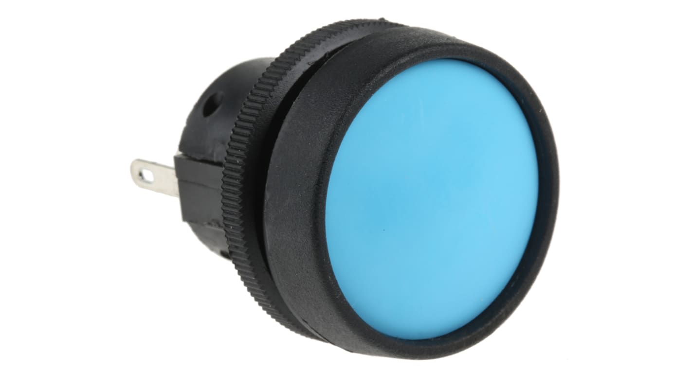 ITW Switches 76-91 Series Push Button Switch, Momentary, Panel Mount, 22.5mm Cutout, SPDT, Clear LED, 250V ac, IP67