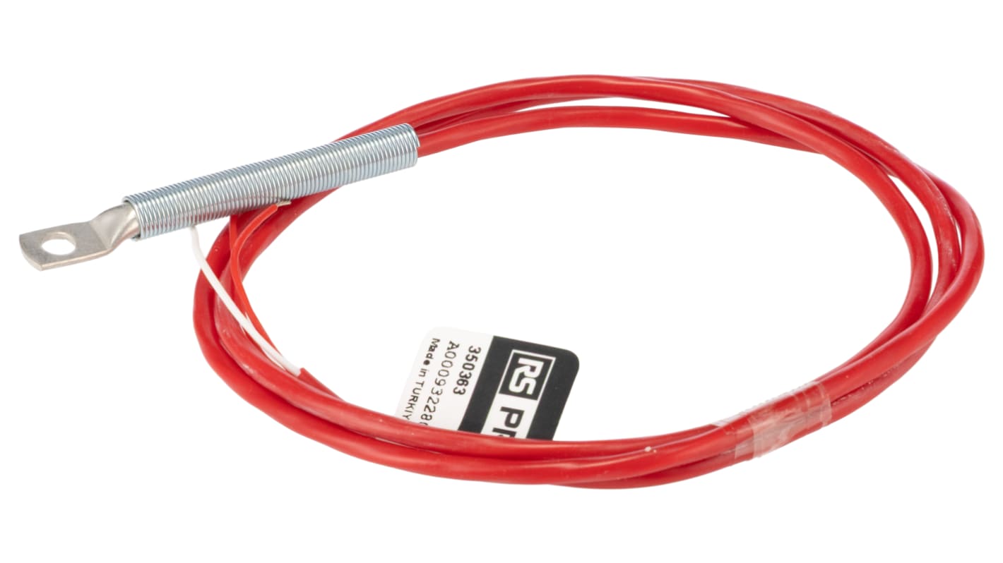 RS PRO PT100 Temperature Sensor, 9.4mm Dia, 26mm Long, 3 Wire, 200°C Max