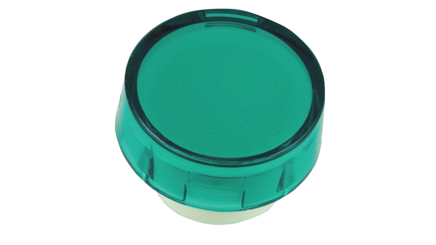 Green Round Push Button Lens for use with TP2 Series