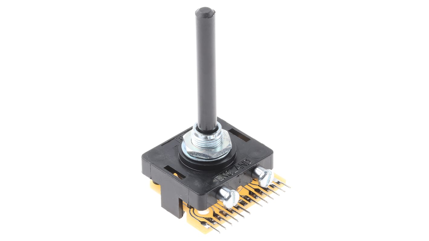Lorlin, 5 Position SPST Rotary Switch, 500 mA @ 250 V, Through Hole