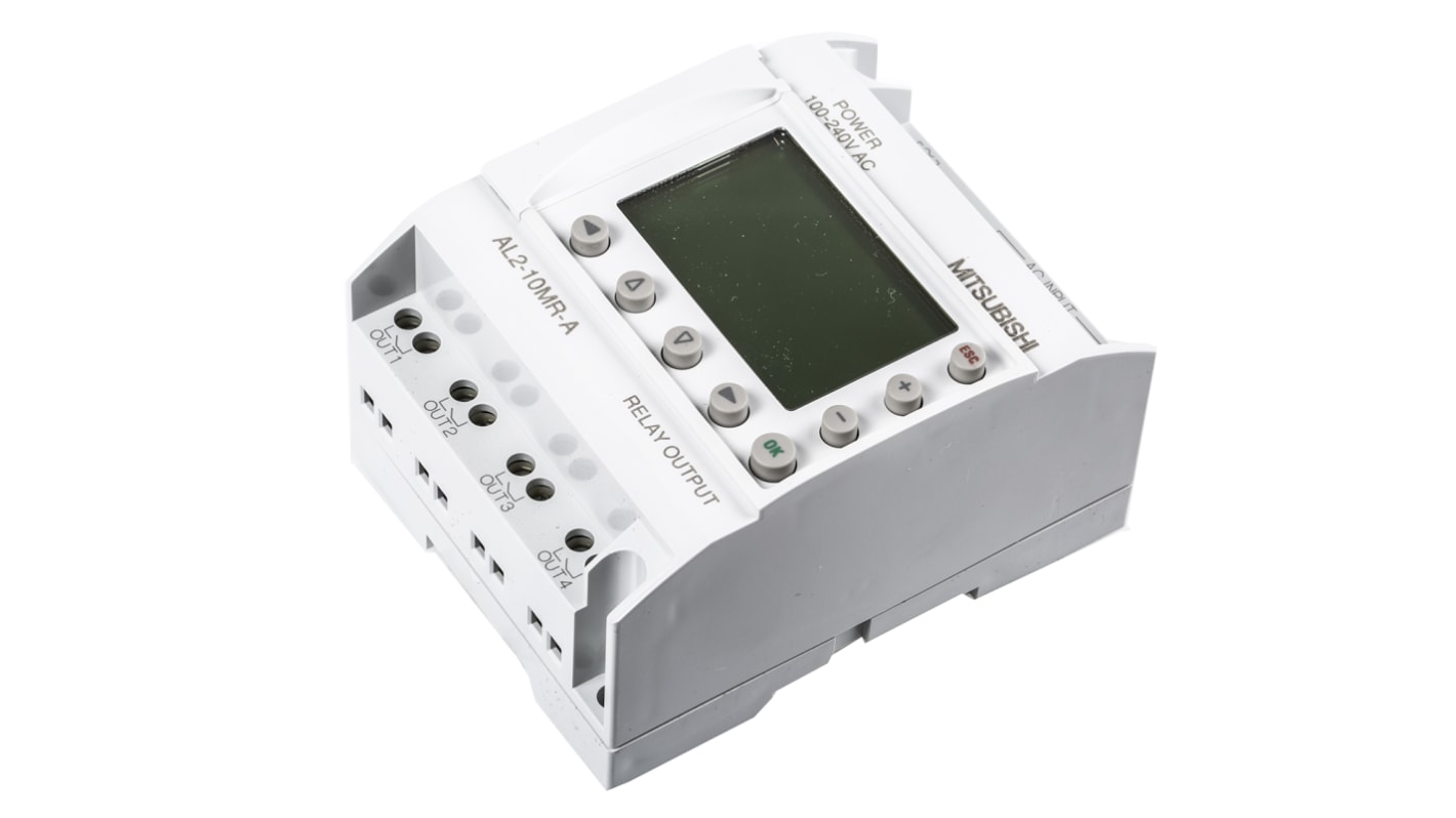 Rs-Online Modulo logico Mitsubishi Alpha 2 ingressi: 6 uscite: 4