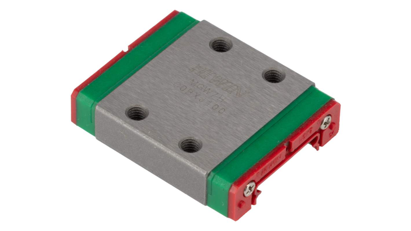 RS PRO Guide Block MGW, 1.37kN Dynamic Load, 7mm Rail Width