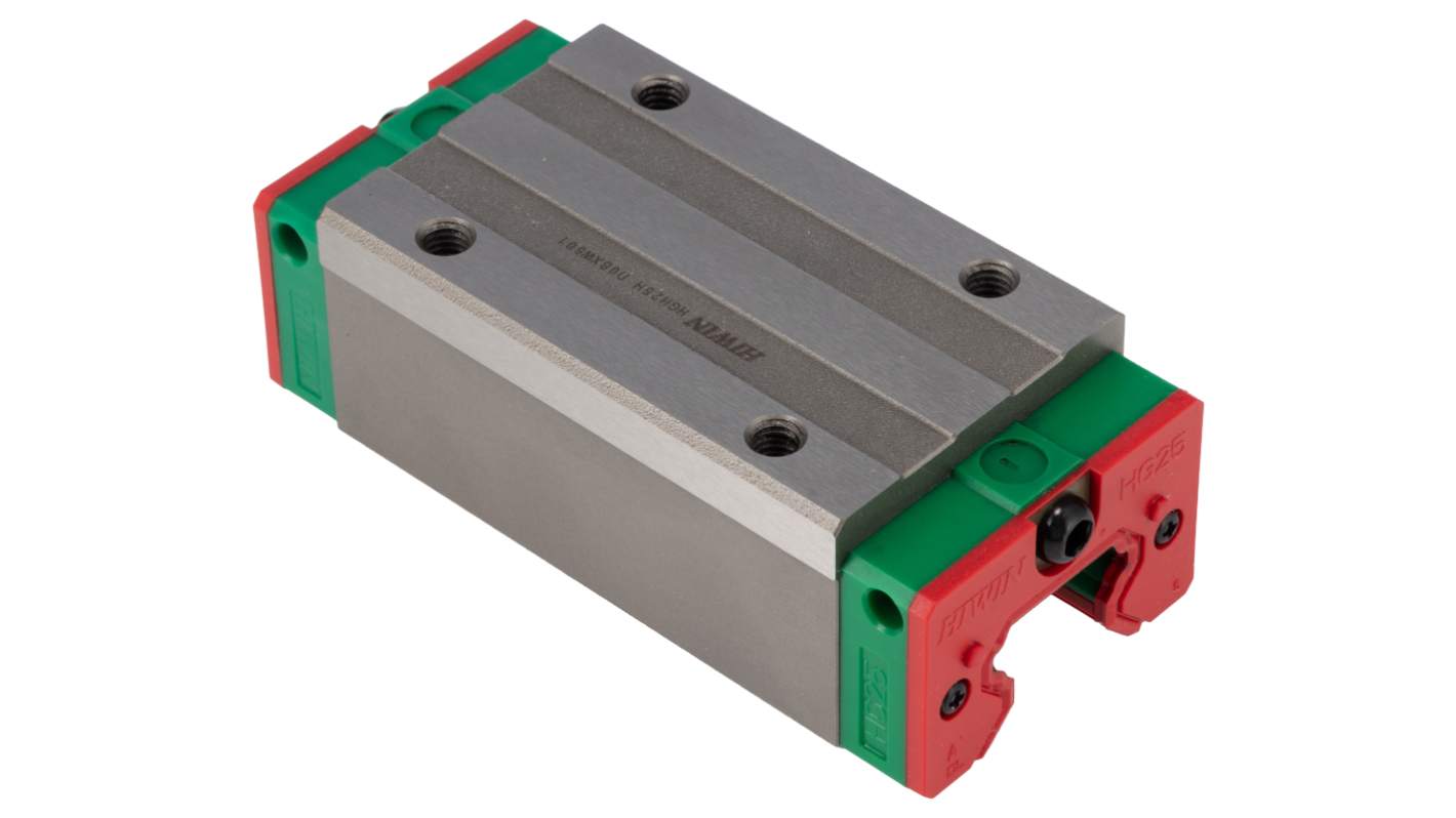 RS PRO Guide Block HGH, 42.2kN Dynamic Load, 25mm Rail Width