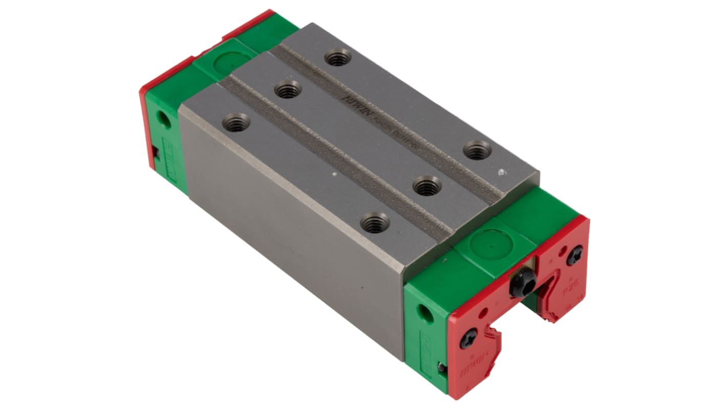 RS PRO Guide Block RGH, 33.9kN Dynamic Load, 25mm Rail Width
