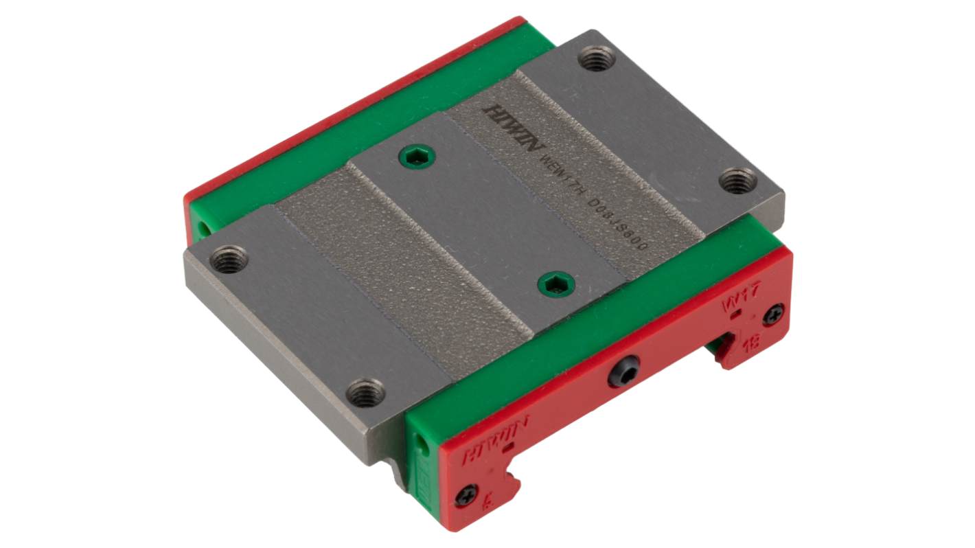 RS PRO Guide Block WEW, 5.23kN Dynamic Load, 17mm Rail Width