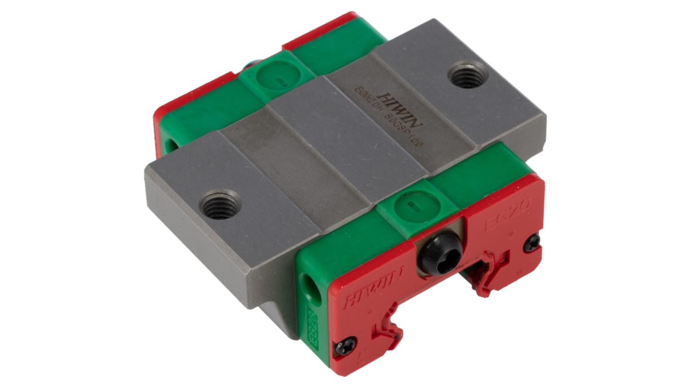 RS PRO Guide Block EGW, 7.23kN Dynamic Load, 20mm Rail Width