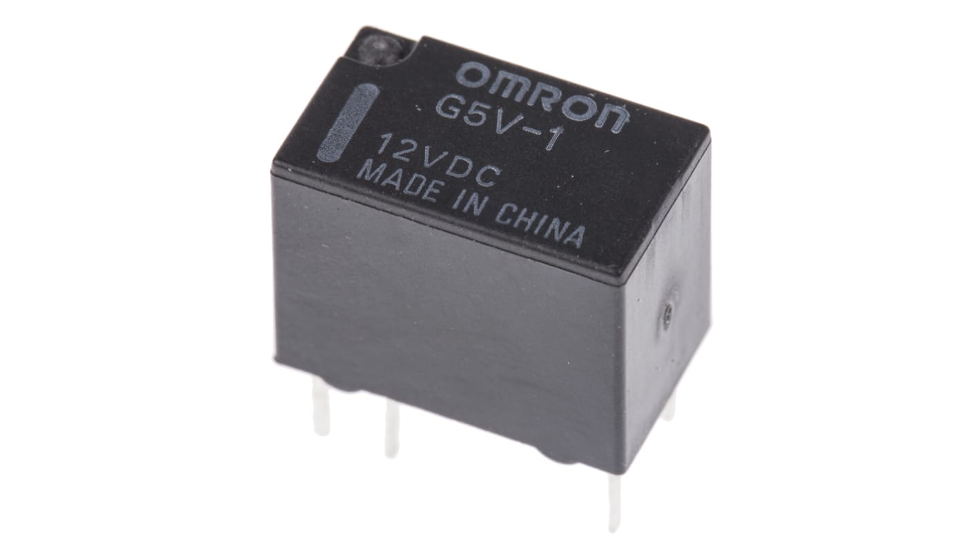 オムロン シグナルリレー, 12V dc, SPDT, 基板実装, G5V-1 DC12 | RS オムロン シグナルリレー, 12V dc, SPDT, 基板実装, G5V-1 DC12 | RS