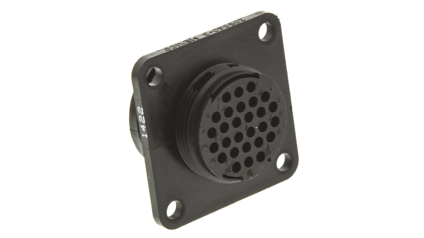 TE Connectivity Circular Connector, 28 Contacts, Panel Mount, Socket, Male, CPC Series 2 Series