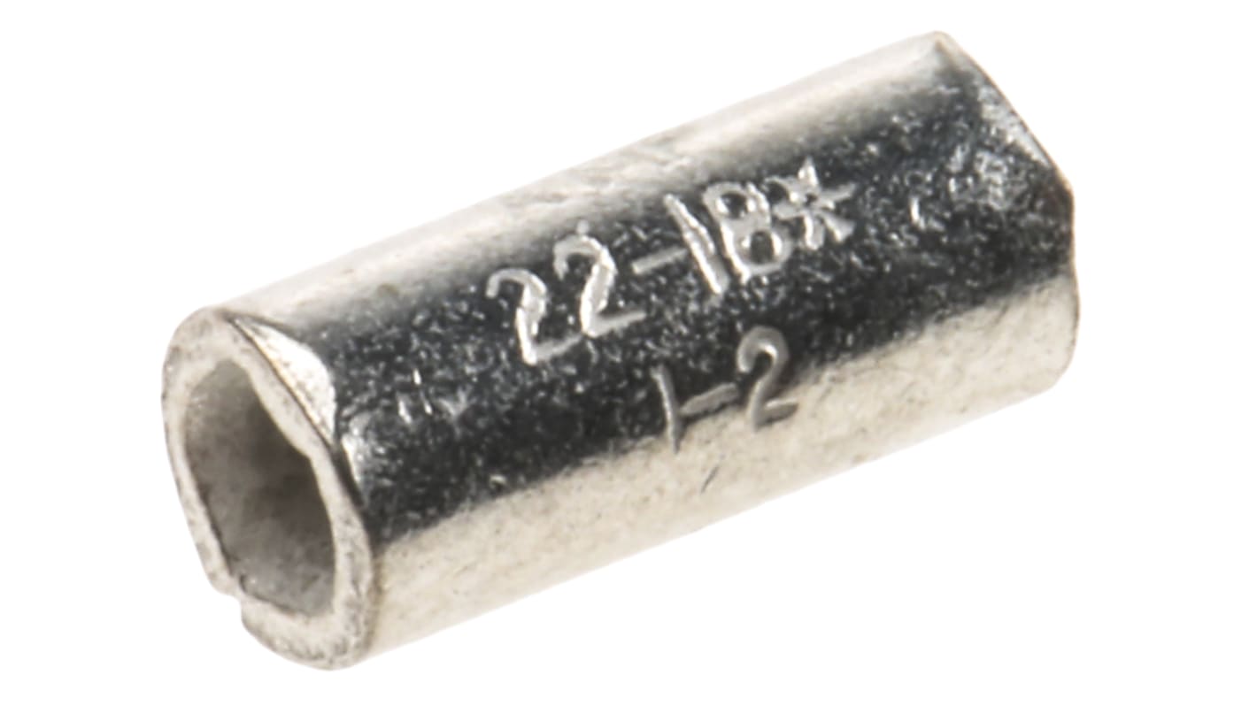 TE Connectivity, SOLISTRAND Parallel Splice Connector, Uninsulated, Tin 22 → 16 AWG