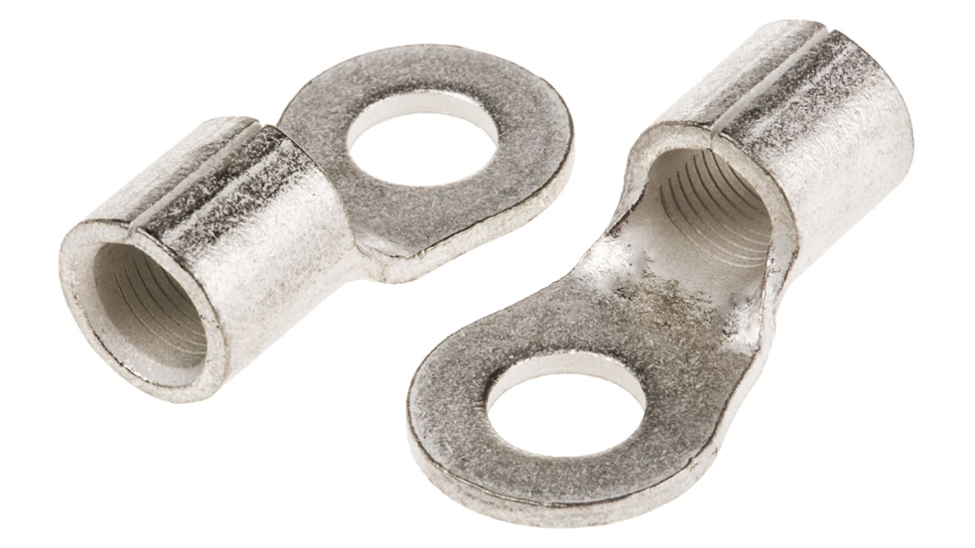 TE Connectivity, SOLISTRAND Uninsulated Crimp Ring Terminal, M8 Stud Size, 16.8mm² to 26.7mm² Wire Size