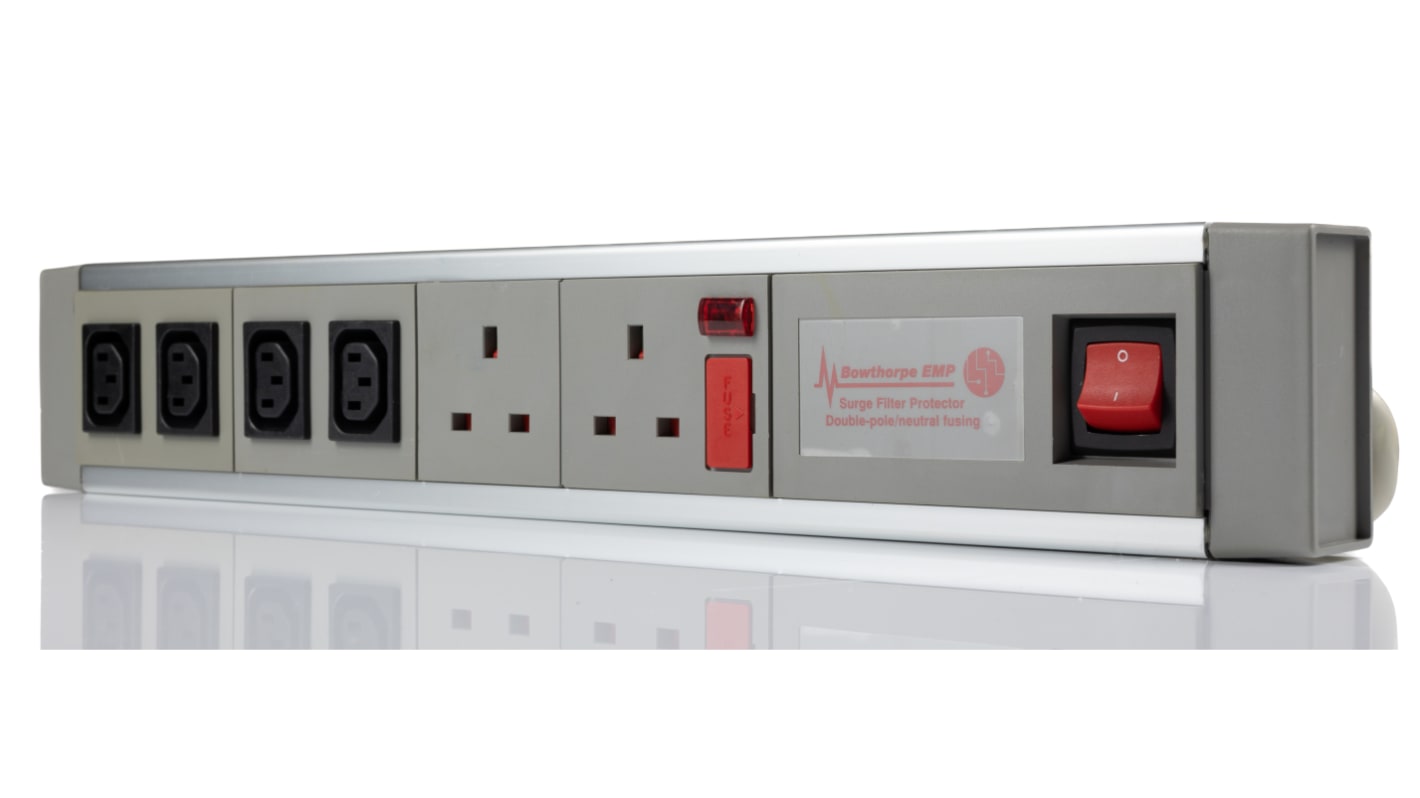 Connettore femmina di prolunga NEUTRAL 2m, 2 prese IEC C14, 230 V c.a.