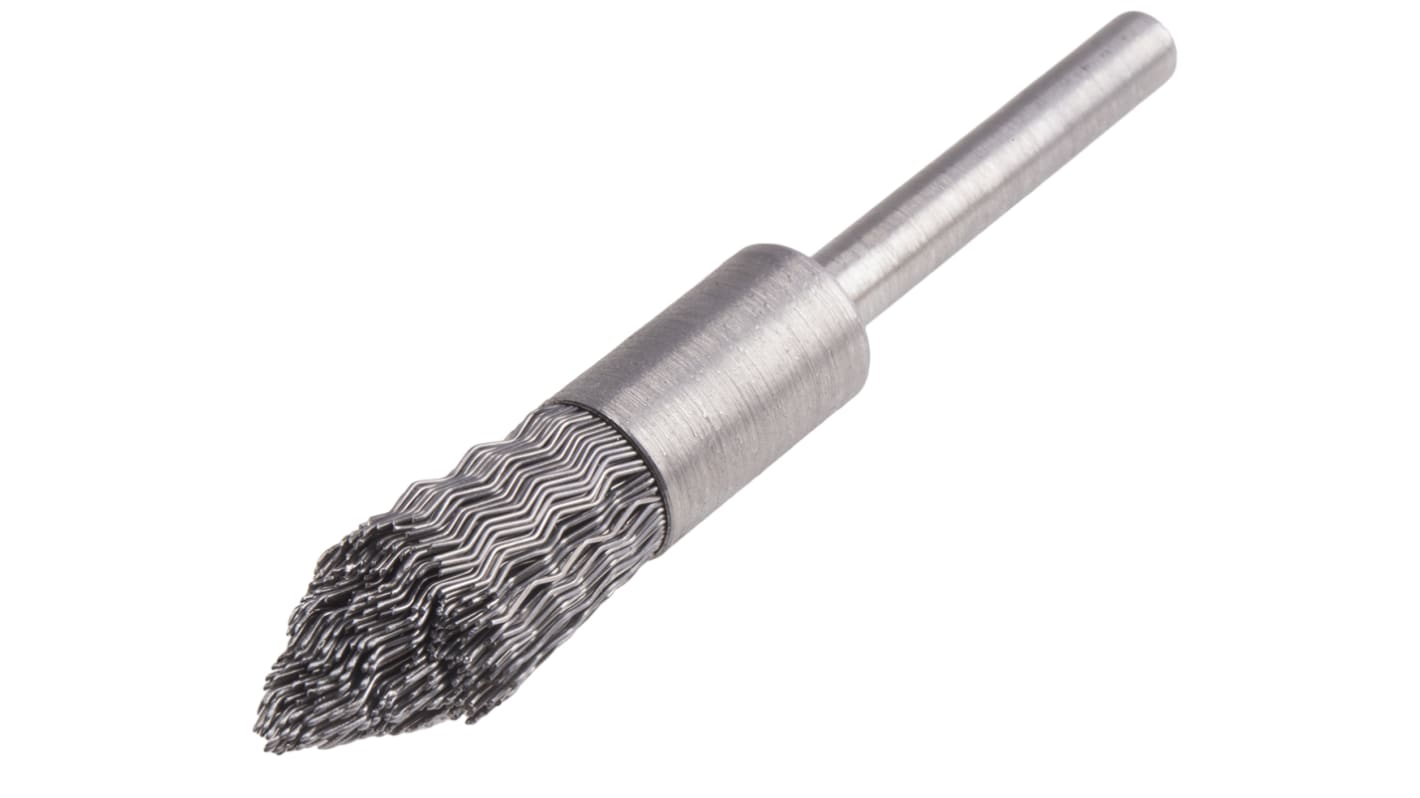 RS PRO Steel Wire End Brush, 12000rpm, 12mm Diameter