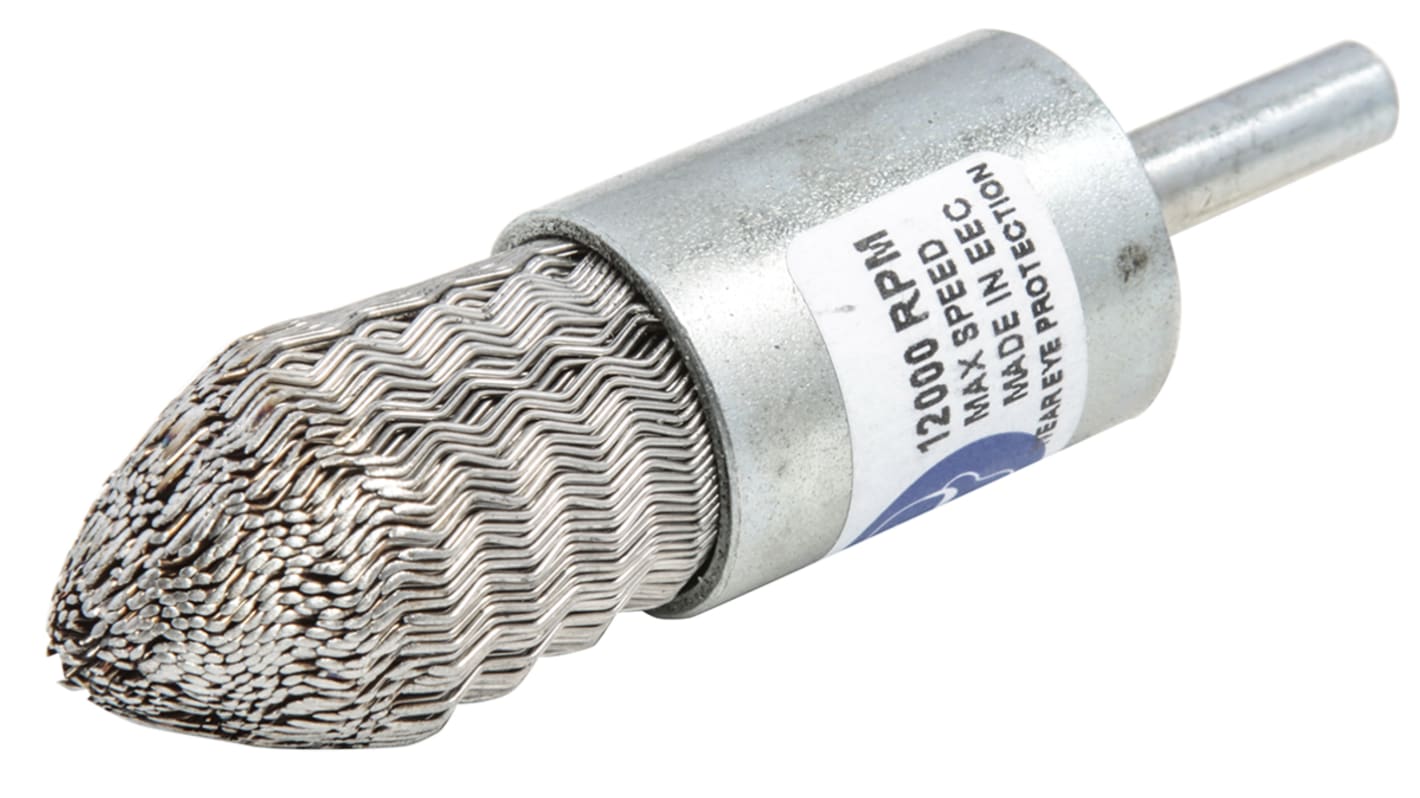 RS PRO Stainless Steel Wire End Brush, 12000rpm, 19mm Diameter