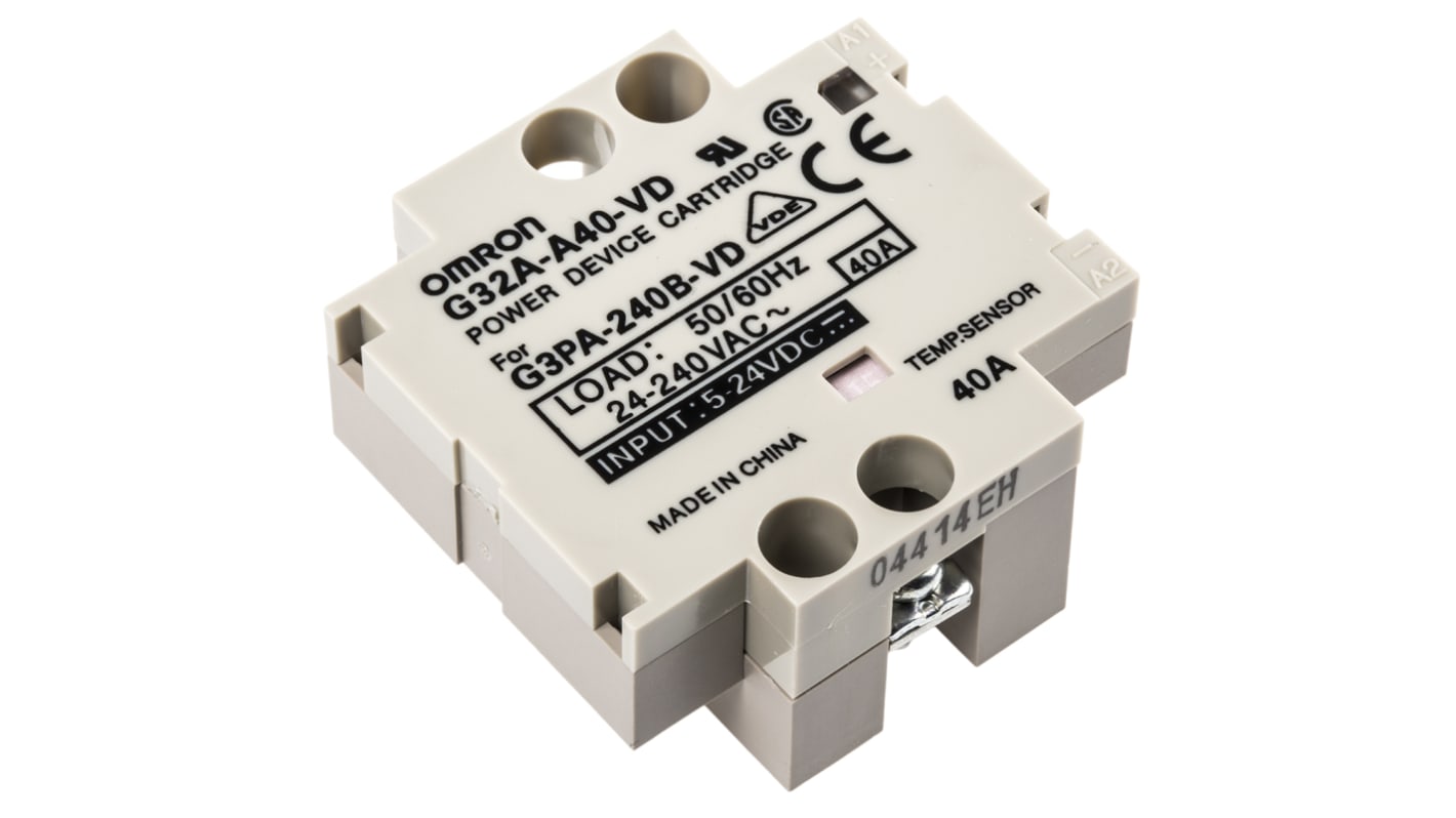 Omron Panel Adapter for G3PA-240B SSR, G32A-A40-VD 5-24VDC