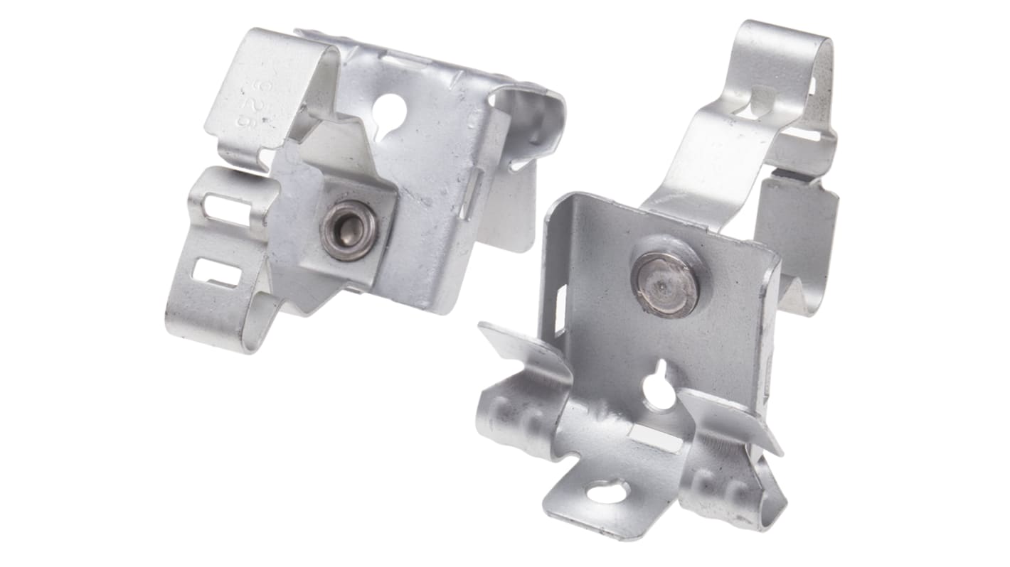 Morsetto stringitubo per profilati in Acciaio RS PRO, spessore flangia 3 → 8 mm