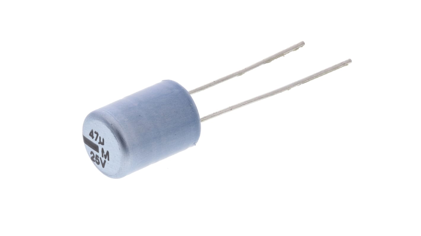 Vishay 47μF Electrolytic Capacitor 25V dc, Through Hole - MAL201336479E3