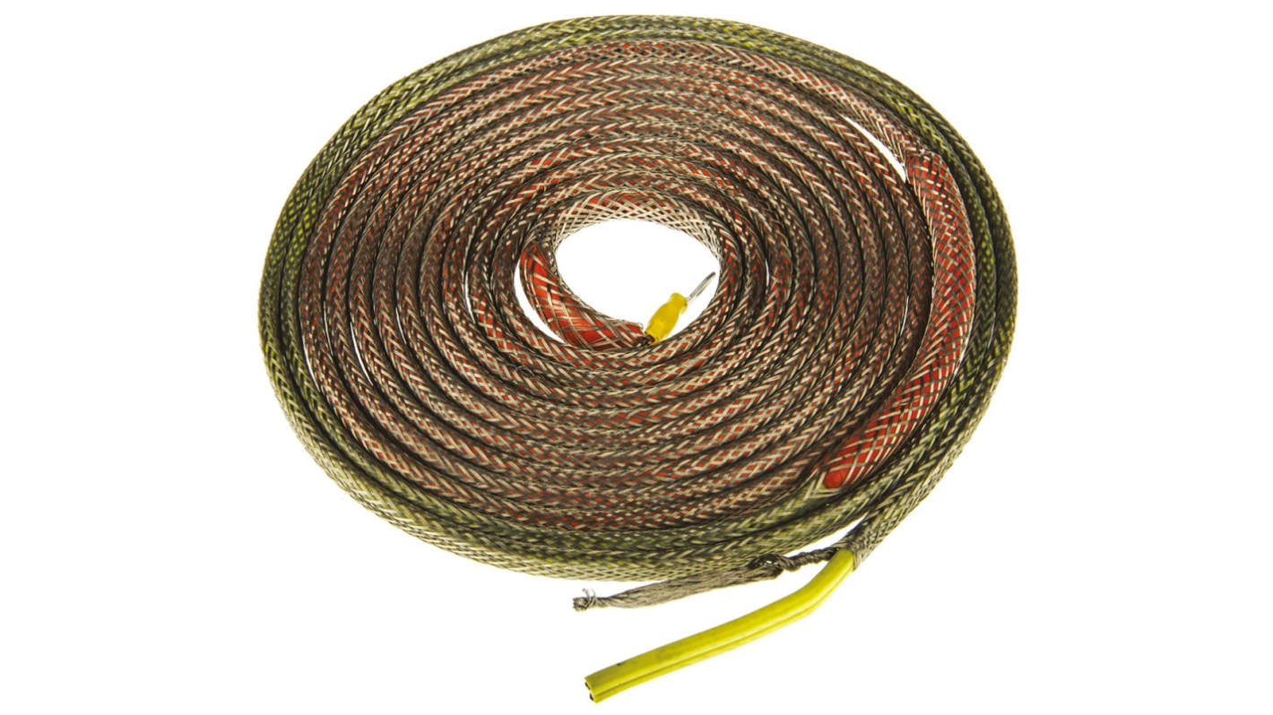 Cable calefactor RS PRO de potencia constante, circuito paralelo, 3m, 10W/m, temp. -70 → +200 °C.