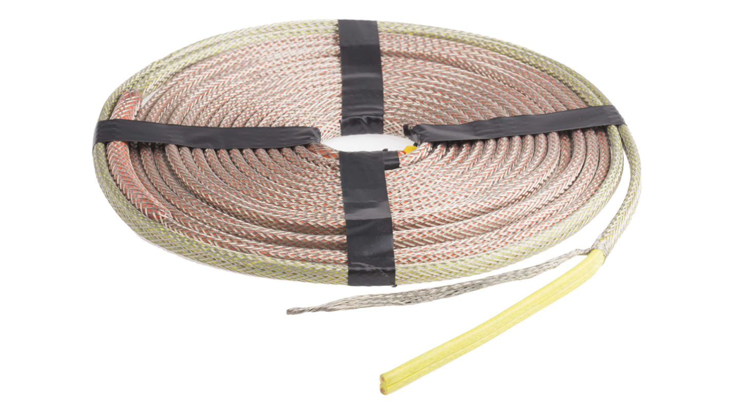 Cable calefactor RS PRO  de potencia constante, 6m, 10W/m, temp. -70 → +200 °C.