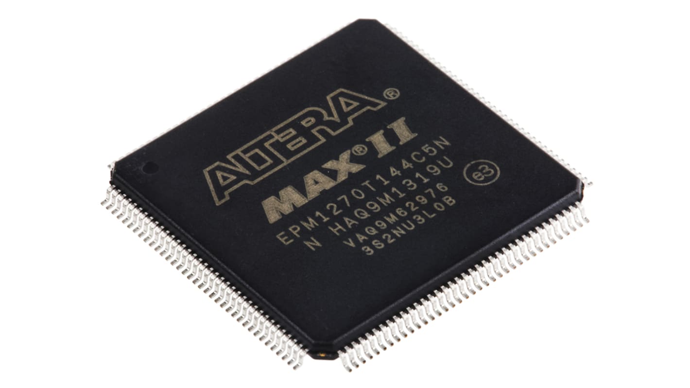 EPM1270T144C5N | Altera MAX II CPLD, 980マクロセル, I/O 116 EPM1270T144C5N | Altera MAX II CPLD, 980マクロセル, I/O 116