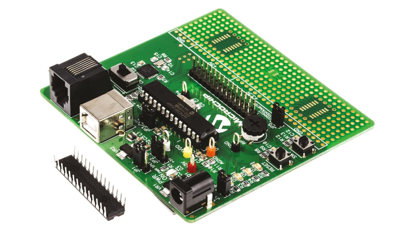 Microchip 16-BIT 28P DEMO BOARD MCU Starter Kit DM300027