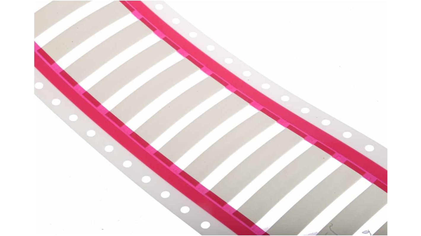 TE Connectivity RPS on White Heatshrink Labels, 40.64 mm Width, 50.8mm Label Length, 90.18mm Label Width