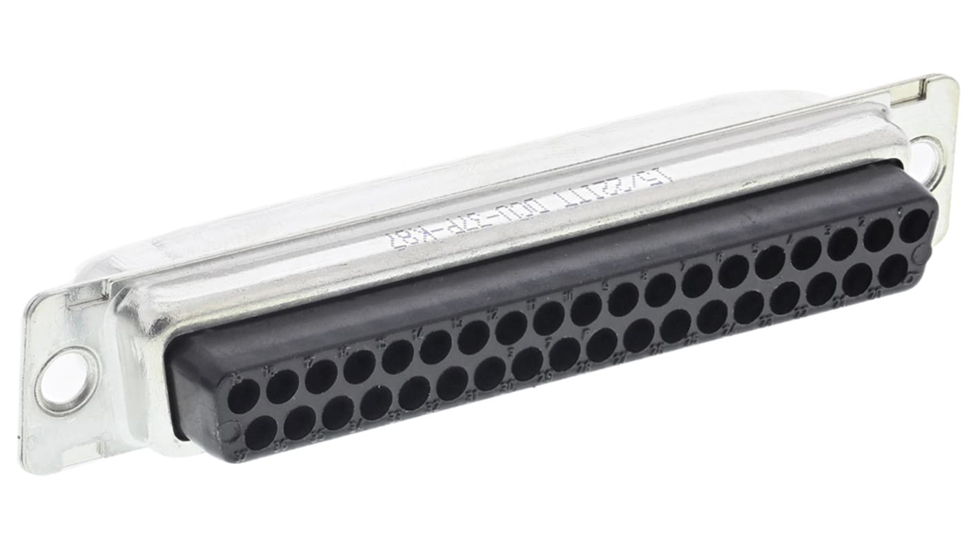 ITT Cannon D*U 37 Way Cable Mount D-sub Connector Plug