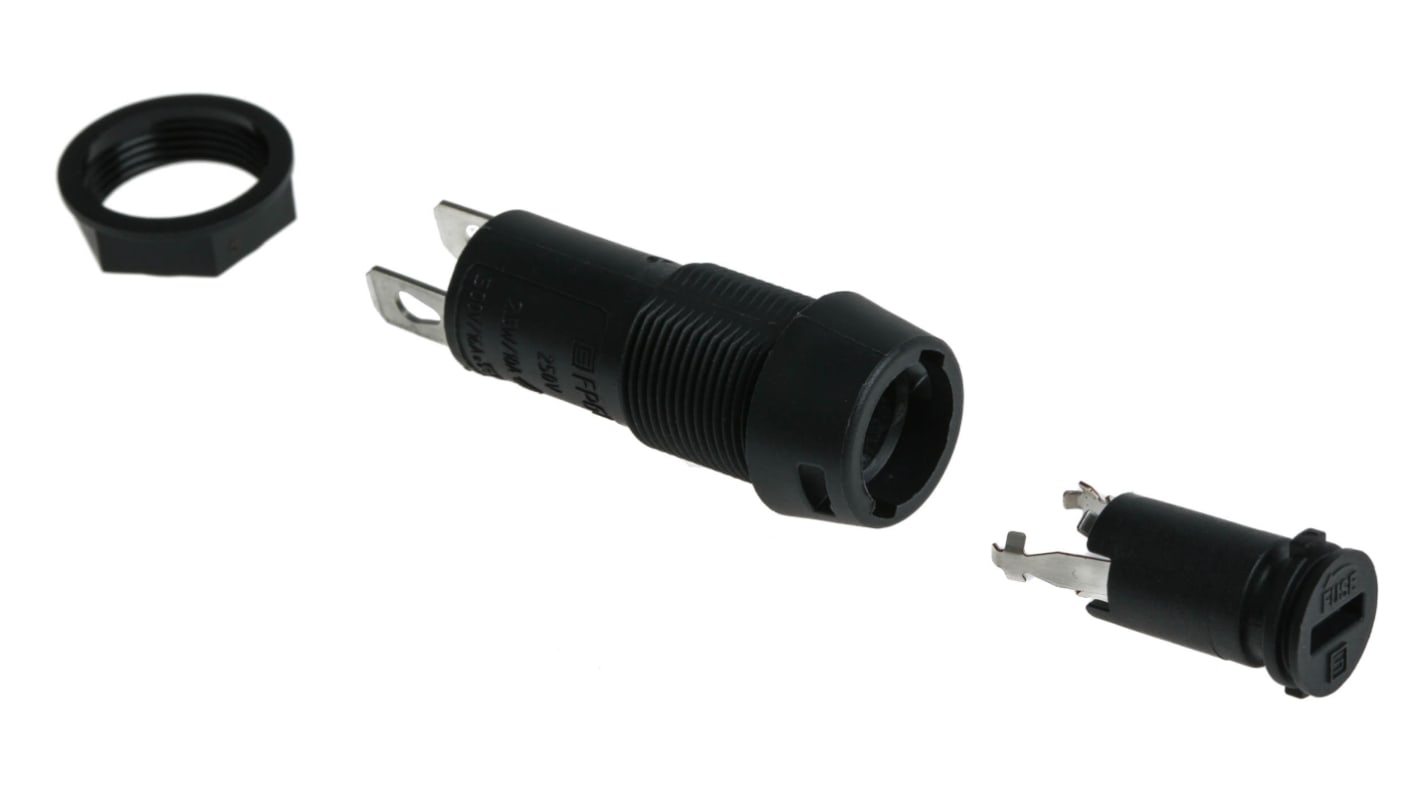 Schurter Sicherungshalter für 5 x 20mm Sicherungen 16A 250V ac, Serie FPG1 1P-polig