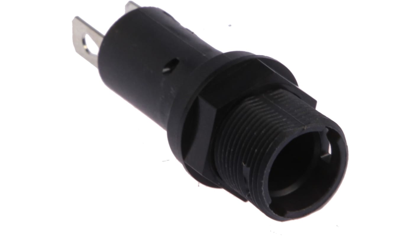 Schurter 面板安装保险丝座, 5 x 20mm尺寸, 16A, 250V 交流, 面板安装, 1P, FPG2系列