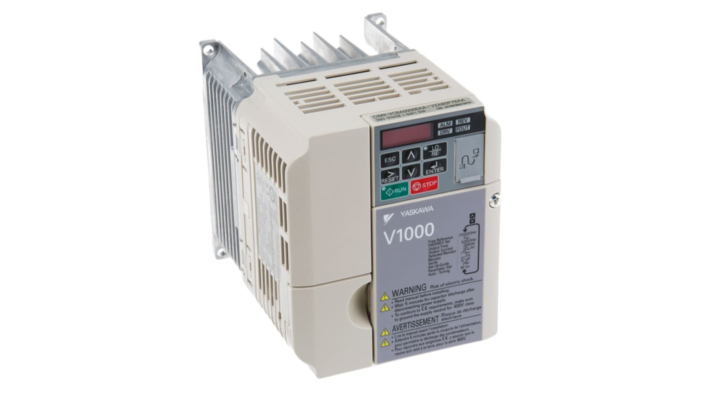 Variador de frecuencia Omron serie V1000, 1,1 kW, 230 V ac, 1 fase, 6 A, 0.1 → 400Hz, IP20, Profibus