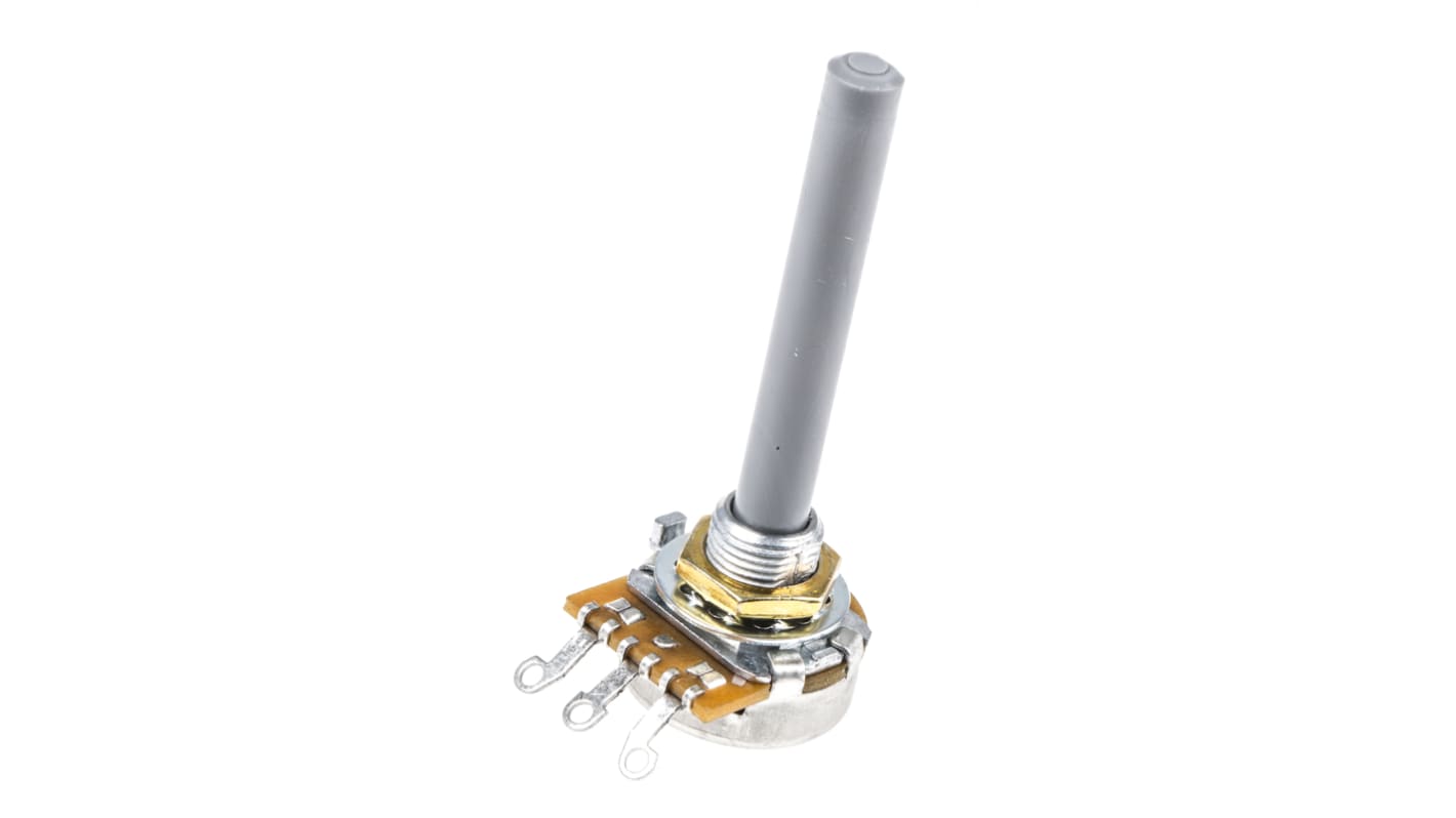 TE Connectivity 23 47kΩ Rotary Potentiometer 1-Gang Panel Mount, 1624161-2