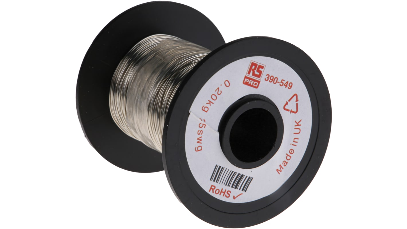 Filo di rame RS PRO Unipolare, sez. 0,2 mm², 24 AWG, lunghezza 114m, diam. est. 0.51mm