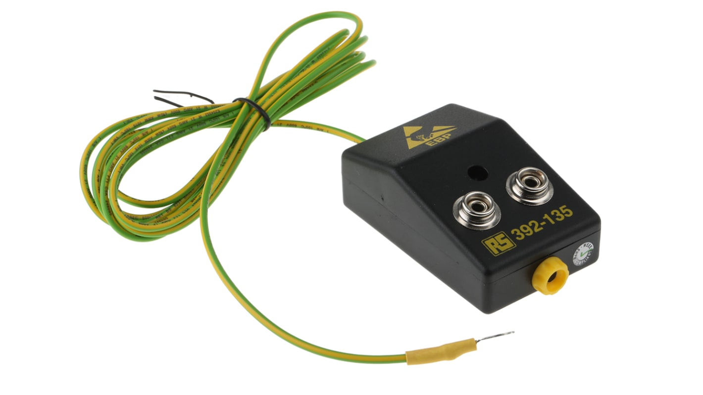 Scatola di messa a terra ESD RS PRO, 2 bottoni 10mm