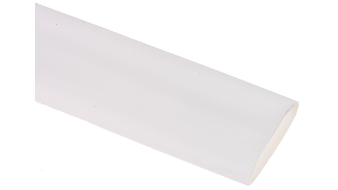 Gaine thermorétractable RS PRO, Dia. 19.1mm Blanc rétreint 2:1, 1.2m