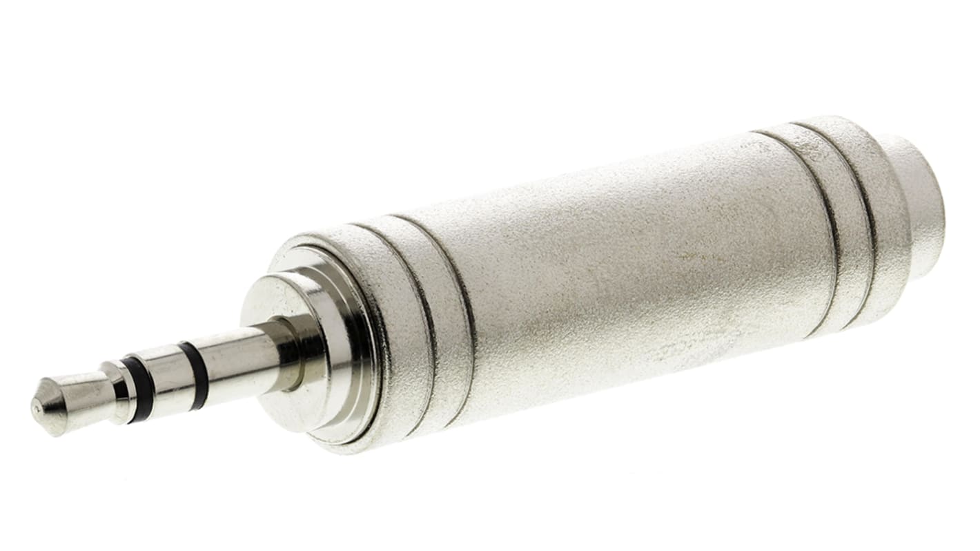 RS PRO AV Adapter, Female 1/4 in Stereo to Male 3.5 mm Stereo