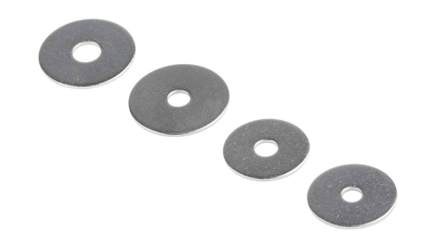 RS PRO 240 piece Stainless Steel Mudguard Washer Kit A2 304
