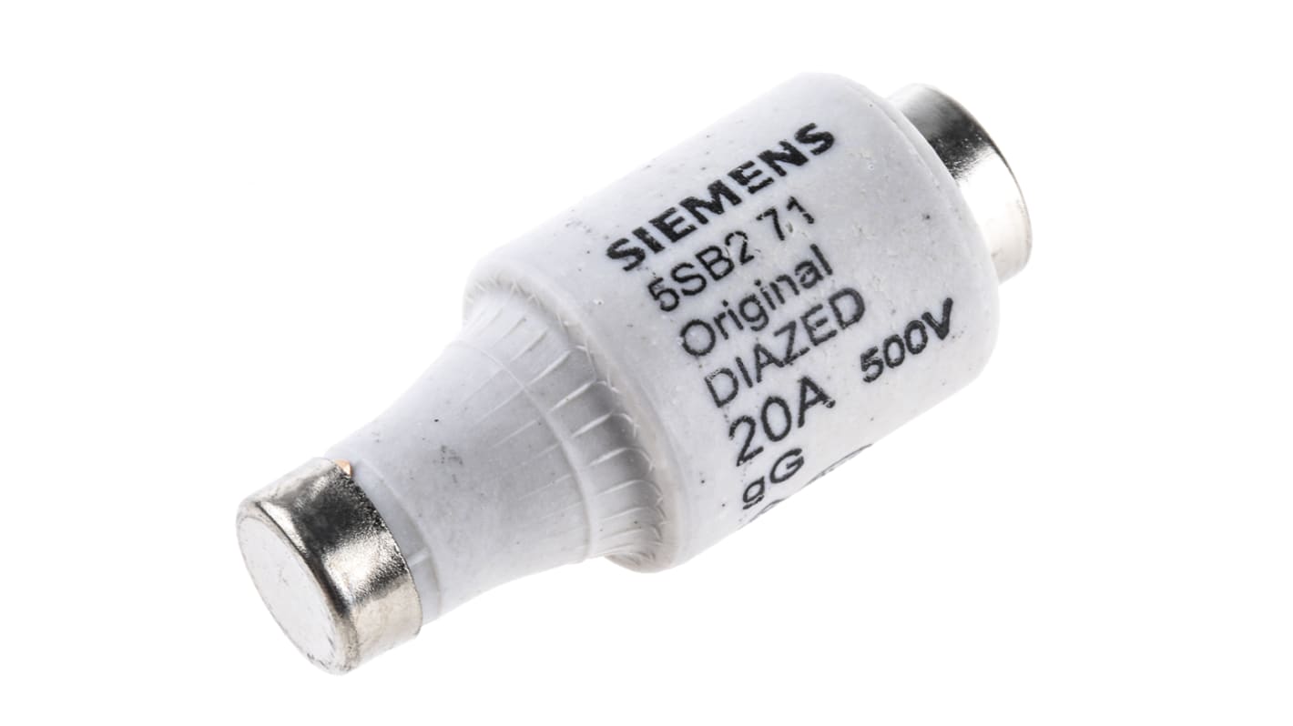 Siemens 20A DII Diazed Fuse, E27 Thread Size, gG, 500V ac