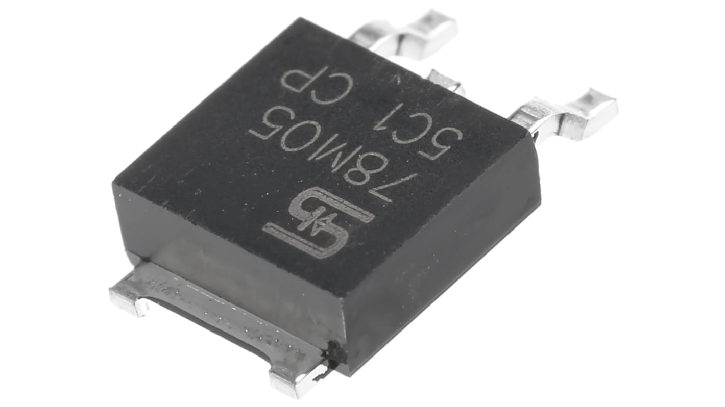 Taiwan Semiconductor TS78M05CP ROG, 1 Linear Voltage, Voltage Regulator 500mA, 5 V 3-Pin, TO-252