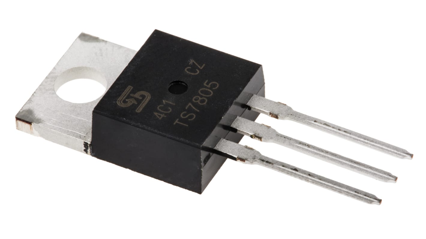 Taiwan Semiconductor TS7805CZ COG, 1 Linear Voltage, Voltage Regulator 2.2A, 5 V 3-Pin, TO-220