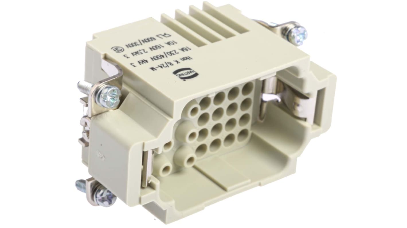 HARTING Connector Housing, Han K Series 33 Way