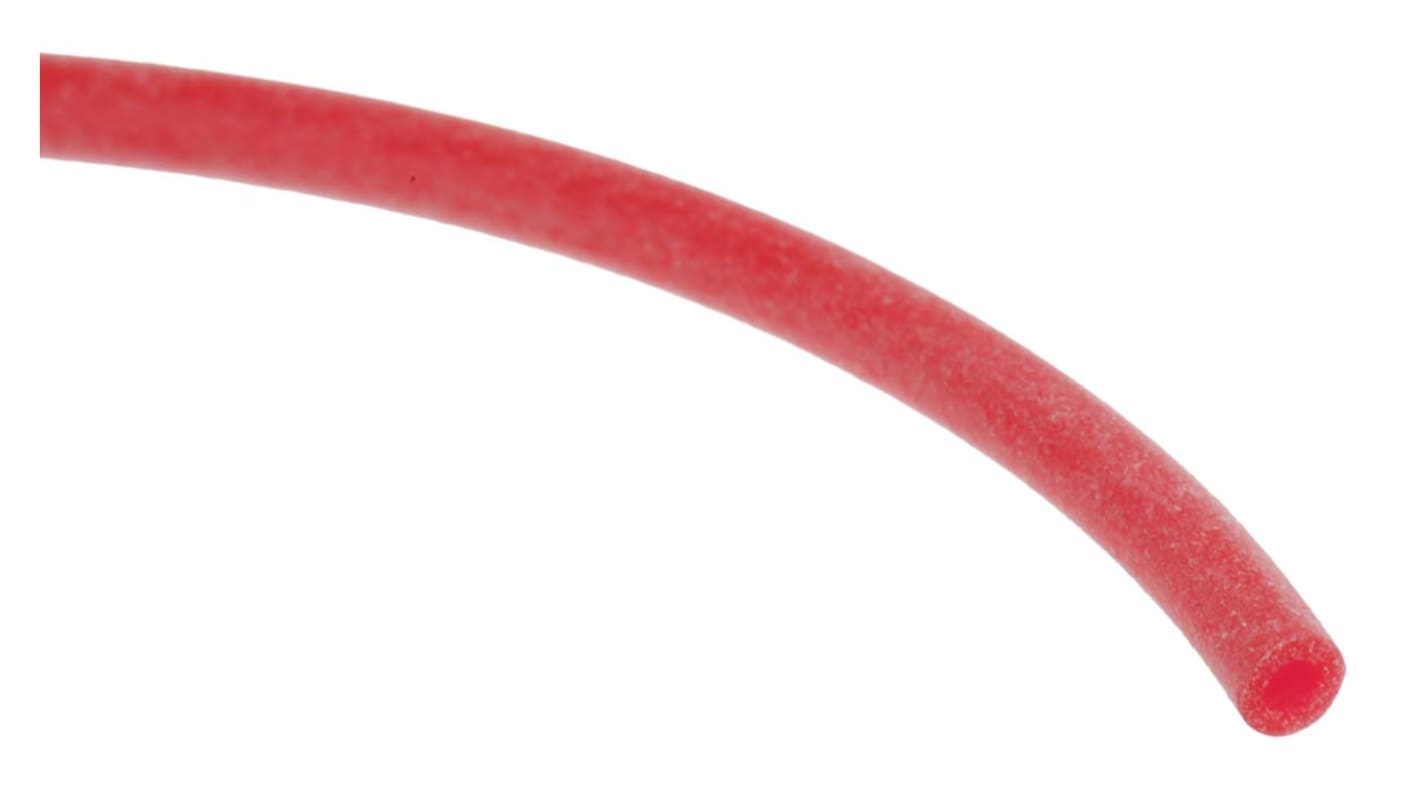 Funda de cable RS PRO de Caucho de Silicona Rojo, long. 15m, Ø 1mm