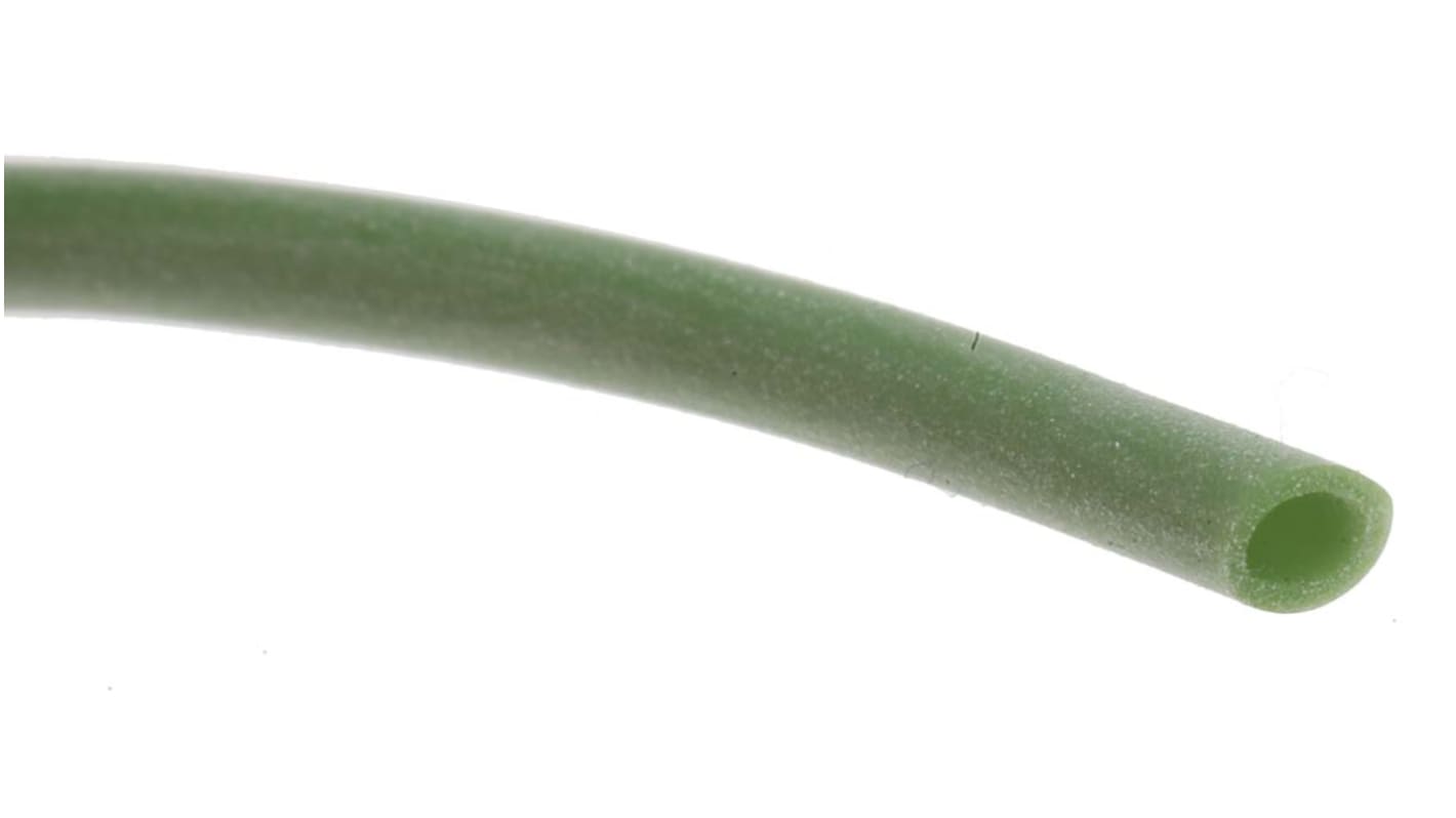 RS PRO Silicone Rubber Green Cable Sleeve, 2mm Diameter, 10m Length