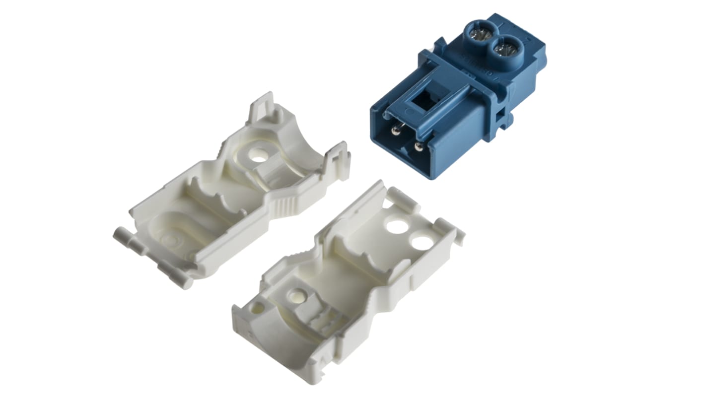 Conector de iluminación Macho GST15i2, 2 Polos, Montaje de Cable, 250 V, 16A, IP20