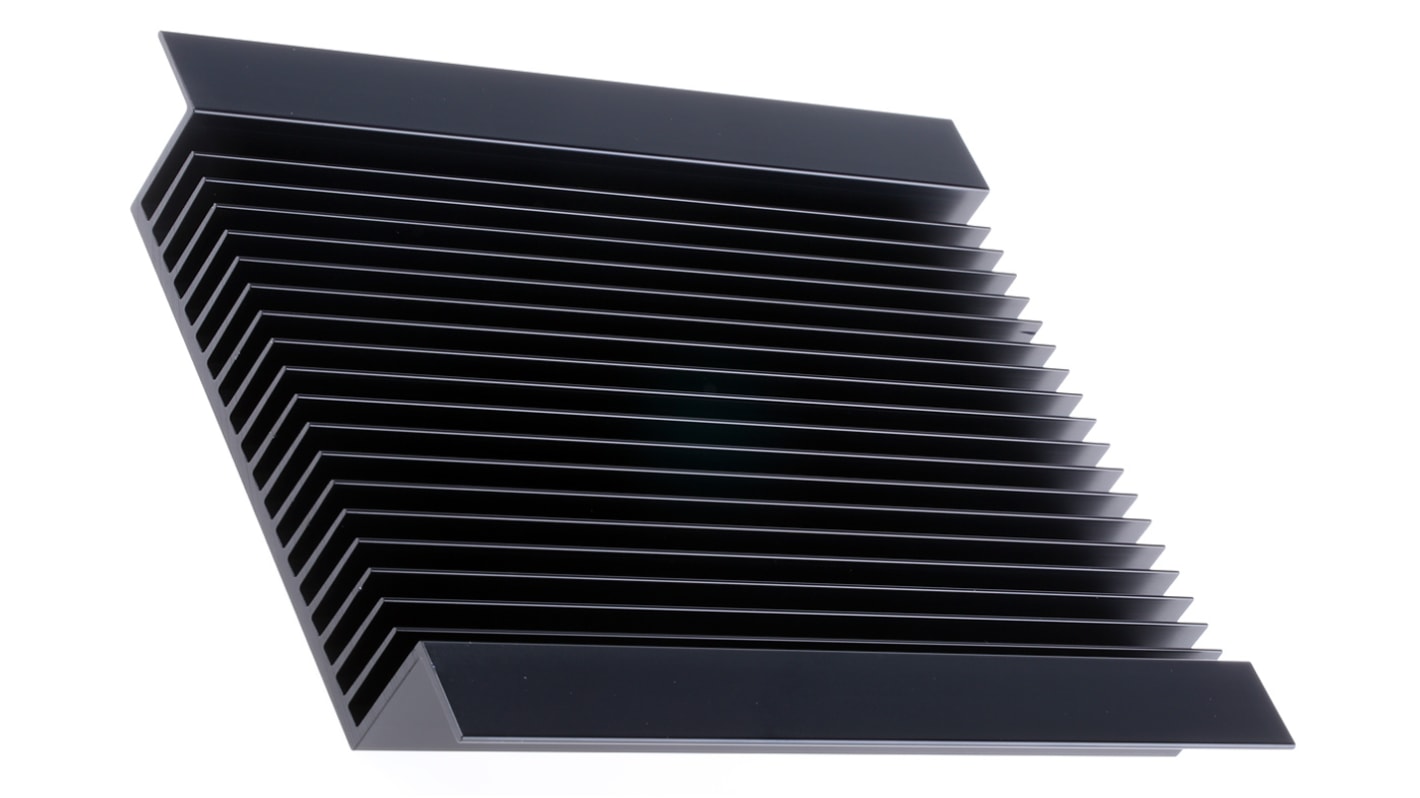 Heatsink, Universal Rectangular Alu, 0.75K/W, 200 x 175 x 30mm